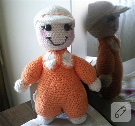 Papyonlu Kasketli Yeni Amigurumi Bebek 10marifet Org