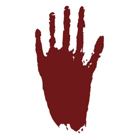 Dragged Blood Handprint Png And Svg Design For T Shirts