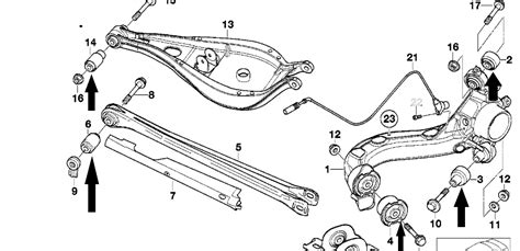 E46 M3 Rear Suspension Bush Kit