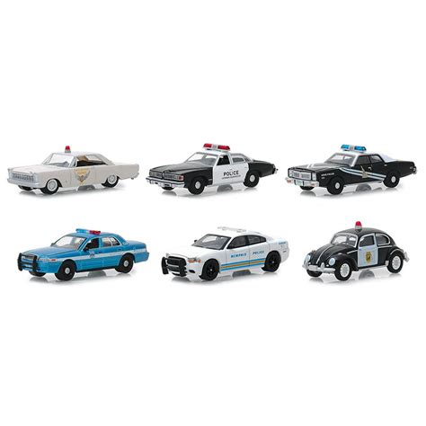 "Hot Pursuit" Series 31, Set of 6 Police Cars 1/64 Diecast Models by ...