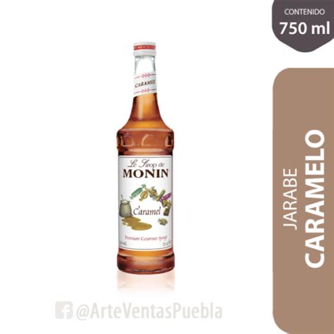 Jarabe Caramelo Monin Cj Ml Arte Ventas