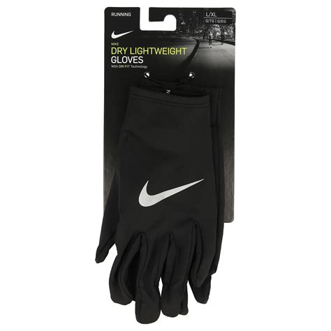 Jr Nike Rukavice Nike Miler Running Glove Lxl Blacksilv Nrgl4042