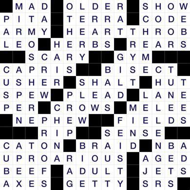 Daily Commuter Puzzles Daily Commuter Crossword Answers