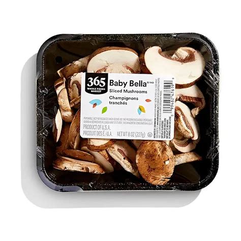 Sliced Baby Bella Mushrooms At Whole Foods Market