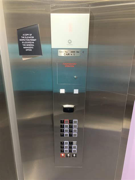 Schindler 3300 Elevator At Aloft Glendale Westgate In August 2019 R