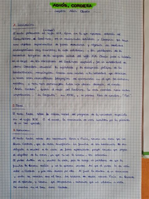 Comentario De Texto Literario Resuelto Pdf