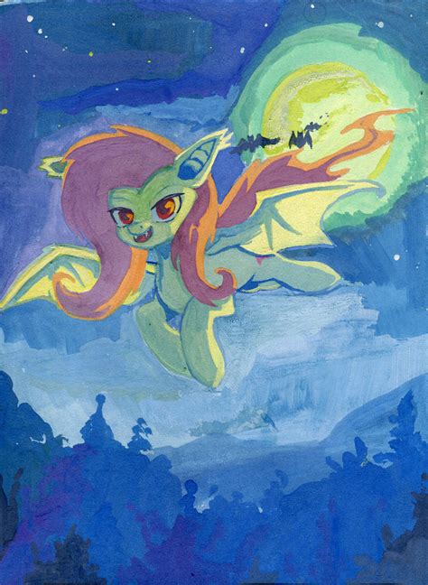 Safe Artist Lexx Dot Artist Maytee Fluttershy Bat Bat