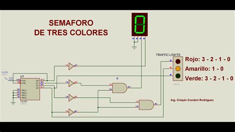 Sem Foro Digital De Colores De Tipo V A R Con Compuertas L Gicas Y