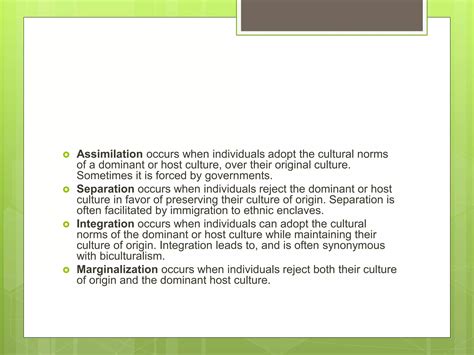 Acculturation Vs Assimilation Pptx