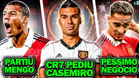 De La Cruz JOGADOR Do Flamengo Casemiro VENDIDO Pelo United Antony