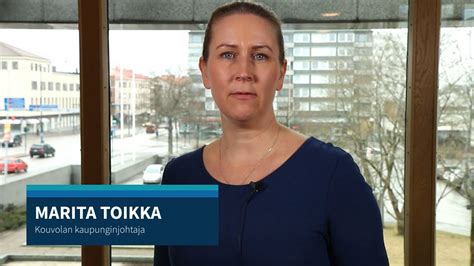 Kaupunginjohtaja Marita Toikka Kertoo Koronavirustilanteesta Youtube