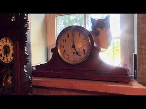 Haller Westminster Chime Mantle Clock Pm Chime Youtube