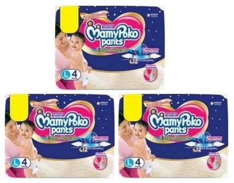 Mamypoko Pants Extra Absorb Diaper Large Size Pack Of Diaper L