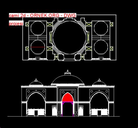 Cami D Dwg Projesi Autocad Projeler