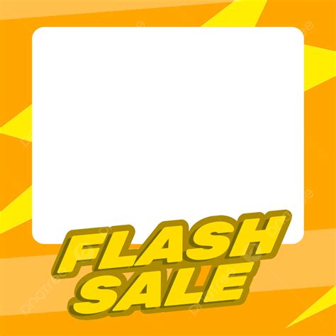 Photocall Flash Sale Yellow Simple Minimalist Vector Photocall Flash