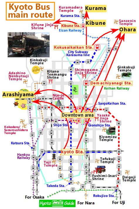 Kyoto Bus Kyoto Bus And Train Guide