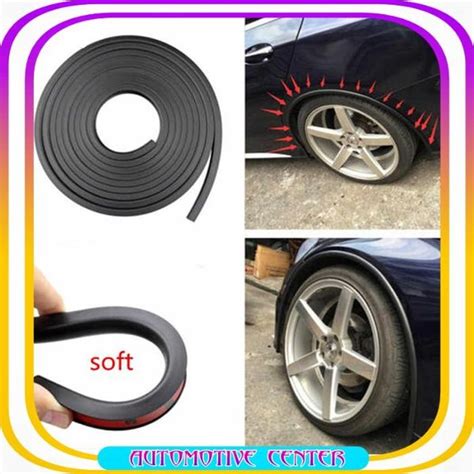 Jual Karet Lips Karet List Bodykit Spak Fender Mobil Hitam Polos