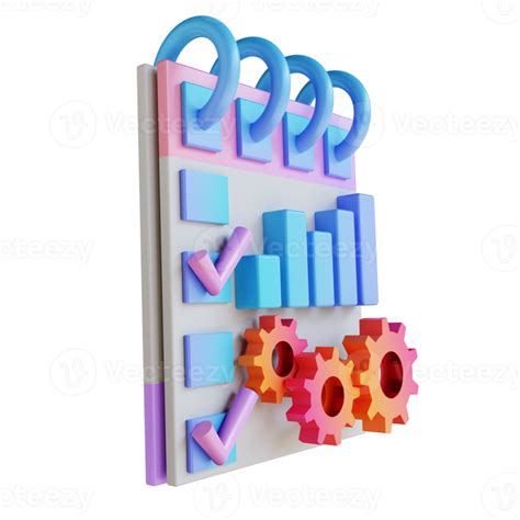 Free 3d Illustration Colorful Schedule Management 9456633 Png With