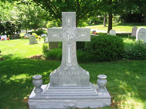 Cross Tombstones Black Granite Cross Headstone For Cemetery Graves