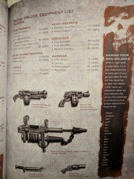 Reglas Desveladas De Necromunda Casa Orlock Pistolas De Alquiler Y