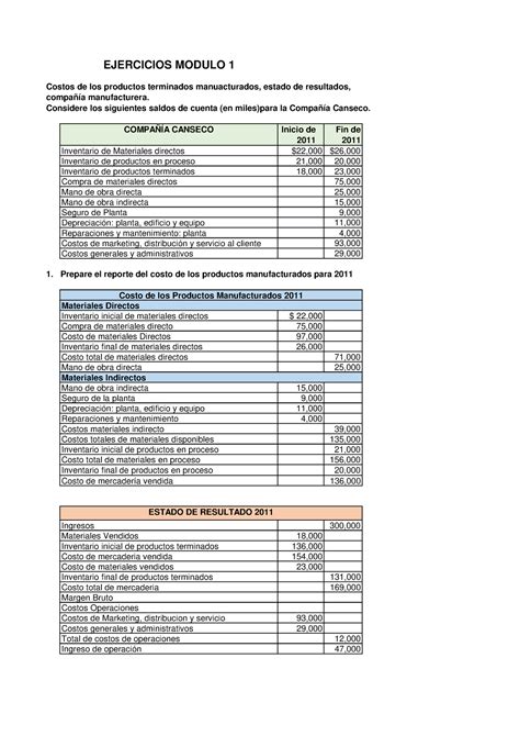 Tarea Modulo Compa A Canseco Inicio De Inventario De Materiales