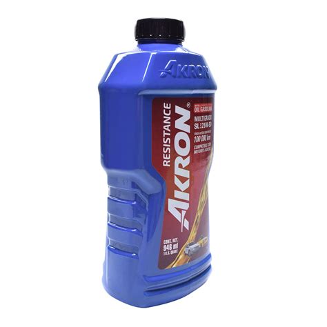 Aceite Para Motor Resistance W Ml Azul Akron The Home Depot