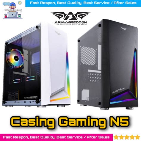 Jual Casing Gaming Pc Armageddon Nimitz N Aurora Micro Atx M Atx Resmi