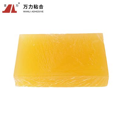 Block Solid Packaging Hot Melt Adhesive Yellow Thermal Paper Label Bonding TPR