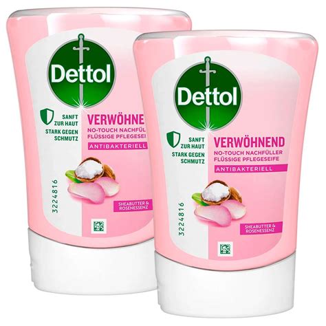 Dettol NO TOUCH Duo Flüssigseife Nachfüllpackung 2x 250 ml office