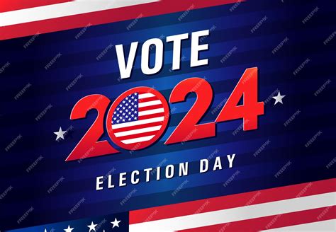 Premium Vector Vote 2024 Election Day Usa Social Media Poster