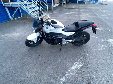 Купить б у Honda NC 700S инжектор 6 передач в Санкт Петербурге белый naked bike 2012 года на