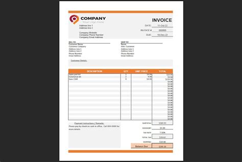 Smart Invoice Pdf Generator Template Powered By Microsoft Excel Etsy