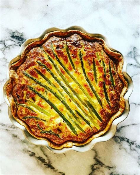 Asparagus & Crab Quiche with Freedom Hill Chardonnay - Lange Estate Winery