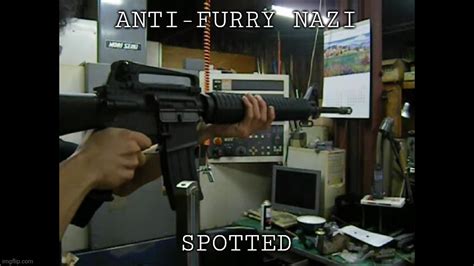 Anti Furry Nazi Spotted Blank Template Imgflip