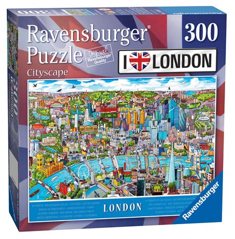 Cityscape 300 Piece Puzzle I Love London London Eye London