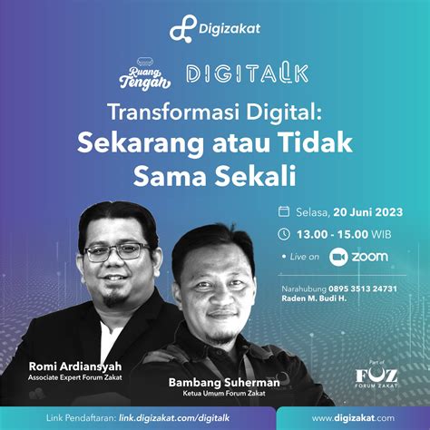 Digitalk Transformasi Digital Rumah Besar Gerakan Zakat Indonesia