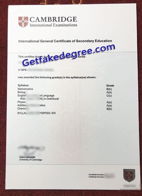 Cambridge Igcse Certificate Buy Fake Certificate Buy Fake High School