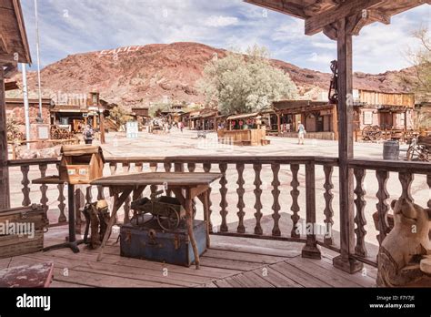 Ghost Town In The Nevada Desert Historical Abandoned Mining Town Now