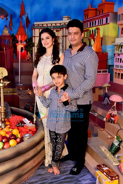 Bhushan Kumar his wife Divya Khosla Kumar and their son snapped at the ...