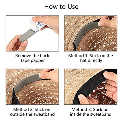 MOJOTORY Hat Size Reducer, 12 PCS Hat Sizing Tape, Hat Inserts to Make ...