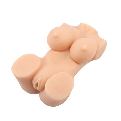 Mini Torso Masturbador Con Vibraci N Sex Shop Ofertas Color Piel