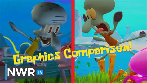 Spongebob Squarepants Battle For Bikini Bottom Rehydrated Graphics Comparison Switch