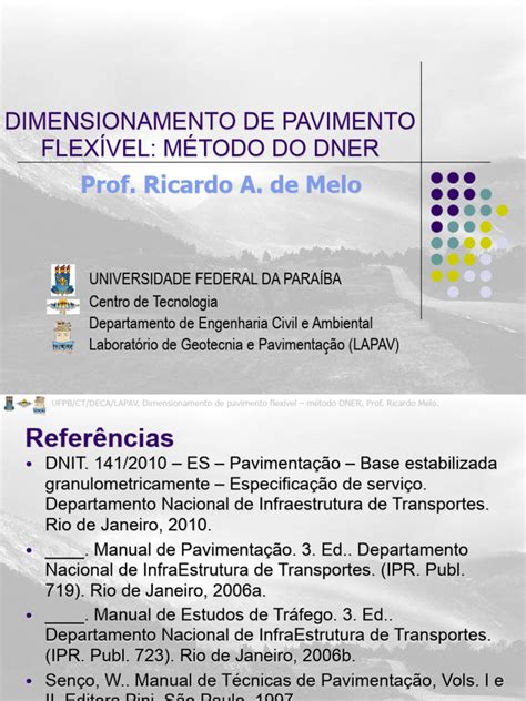 2020pavdimensionamentodepavimentosdner Pdf Engenharia Civil