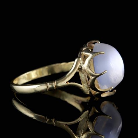 Antique Victorian Moonstone Ring 18 Carat Gold Circa 1900 At 1stdibs