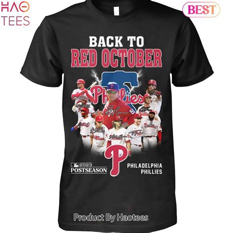 Back To Red October 2023 Postseason Philadelphia Phillies Unisex T Shirt