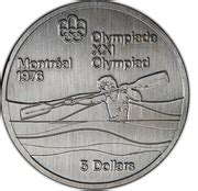 Dollars Olympiades De Montr Al Kayak Canada Numista