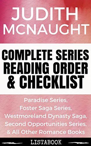 Judith Mcnaught Series Reading Order And Checklist Series List In Order