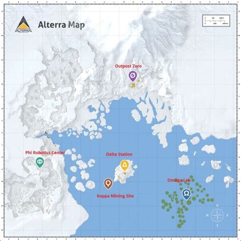 Subnautica Below Zero Map Full World Map And Coordinates 2021