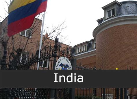 Embajada De Colombia En India Sucursales