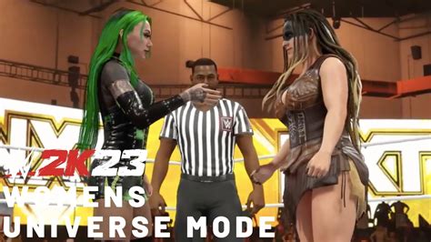 Wwe 2k23 Womens Universe Mode I Season 2 Episode 25 Nxt Youtube